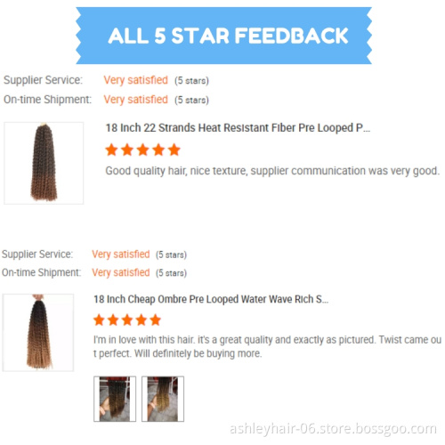 Crochet Water Wave Ombre Braiding Hair For Passionate Twist Synthetic Braid Hair